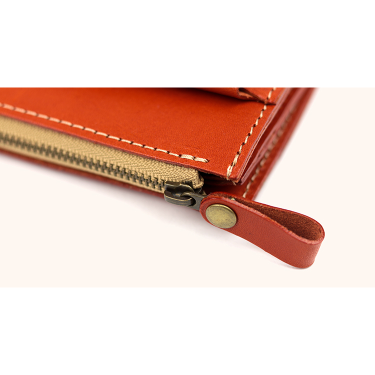 コンパクトなのに大容量。L字ファスナー ミニ財布 栃木レザー NC3773