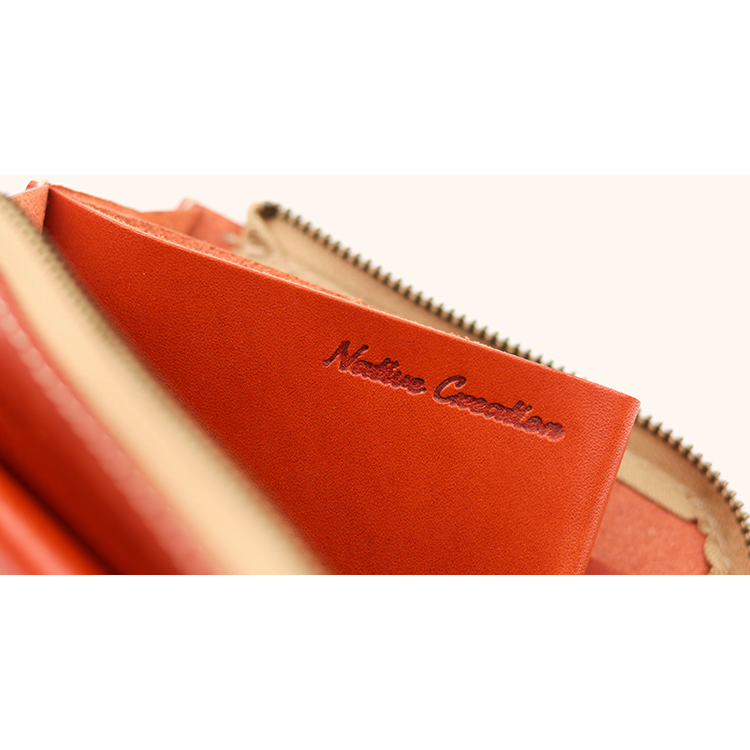 コンパクトなのに大容量。L字ファスナー ミニ財布 栃木レザー NC3773