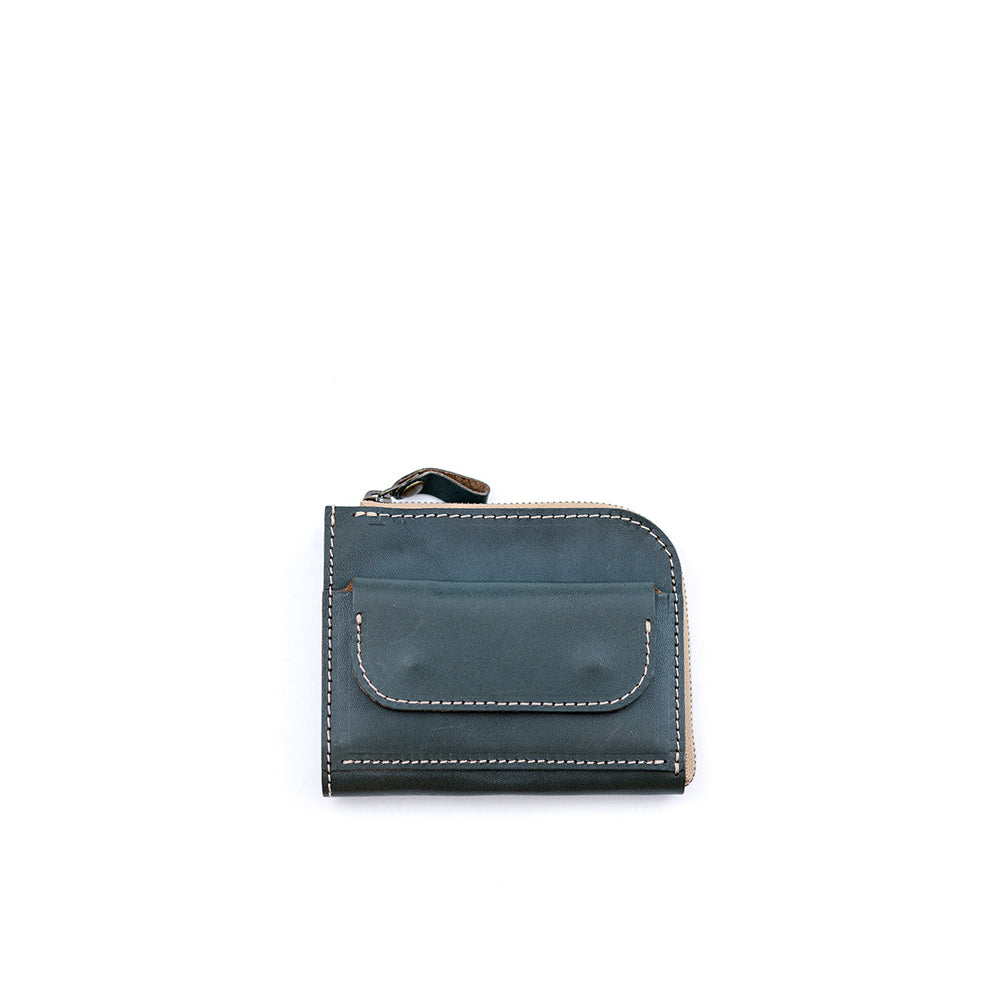 コンパクトなのに大容量。L字ファスナー ミニ財布 栃木レザー NC3773