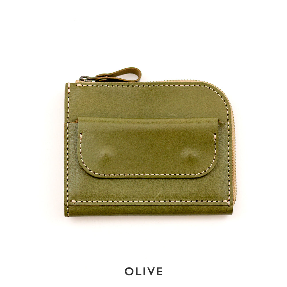 コンパクトなのに大容量。L字ファスナー ミニ財布 栃木レザー NC3773