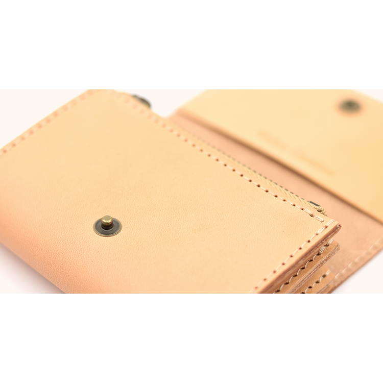 Natural leather mini wallet NC3774-NTR