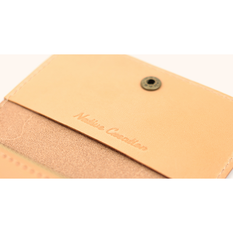 Natural leather mini wallet NC3774-NTR