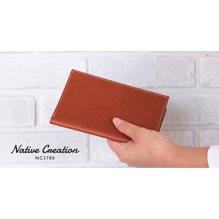 ノートカバー A6サイズ(お薬手帳) 栃木レザー NC3780