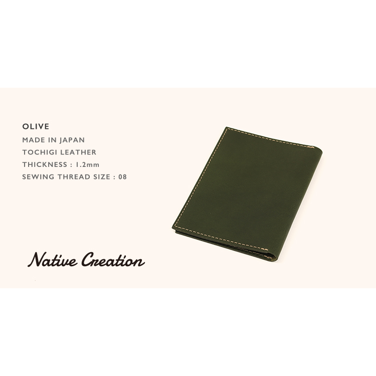 ソフトシュリンクオイルレザー ノートカバー A6サイズ(お薬手帳) NC3780