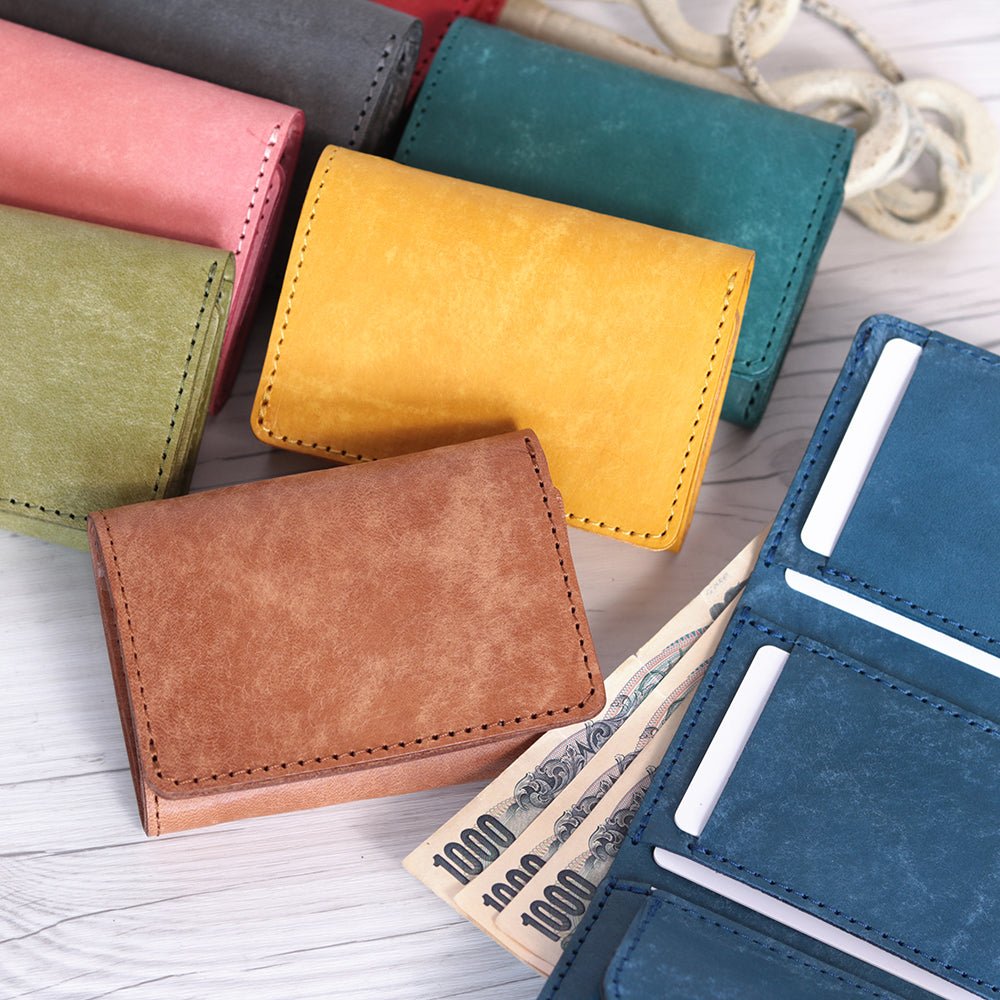 イタリアンレザー コンパクト財布 NC3783W