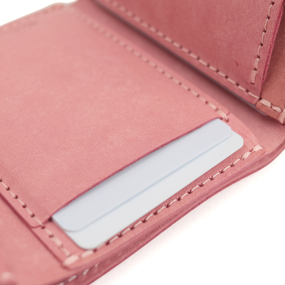 【訳あり品26】 ミニ財布 イタリアンレザーPINK NC3783W