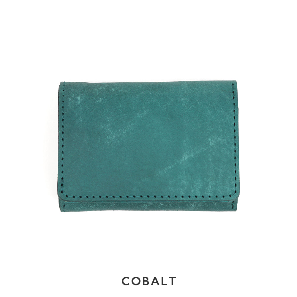 【訳あり品25】 ミニ財布 イタリアンレザーCOBALT NC3783W
