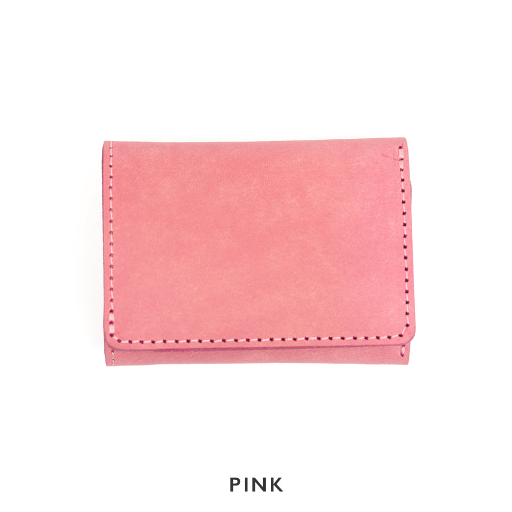 【訳あり品26】 ミニ財布 イタリアンレザーPINK NC3783W