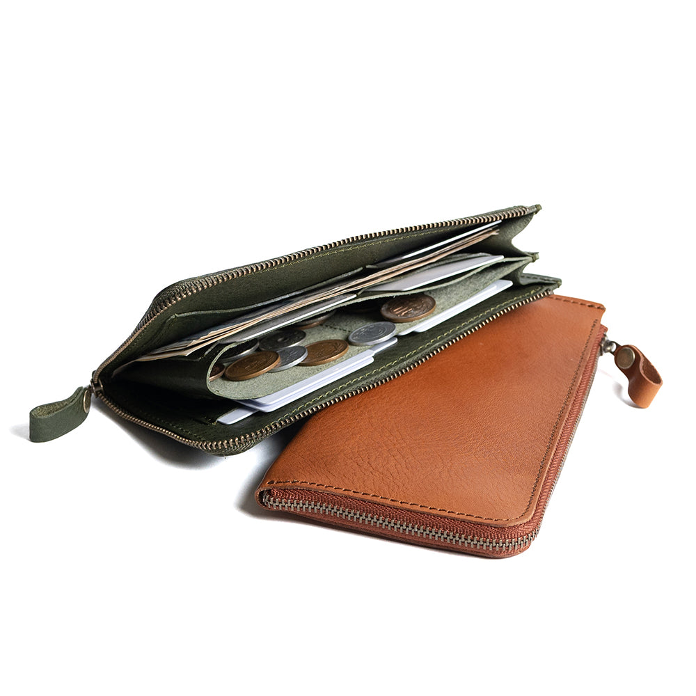 新作早割10%OFF実施中 3/31まで【L字ファスナー長財布】栃木レザー NC3785V