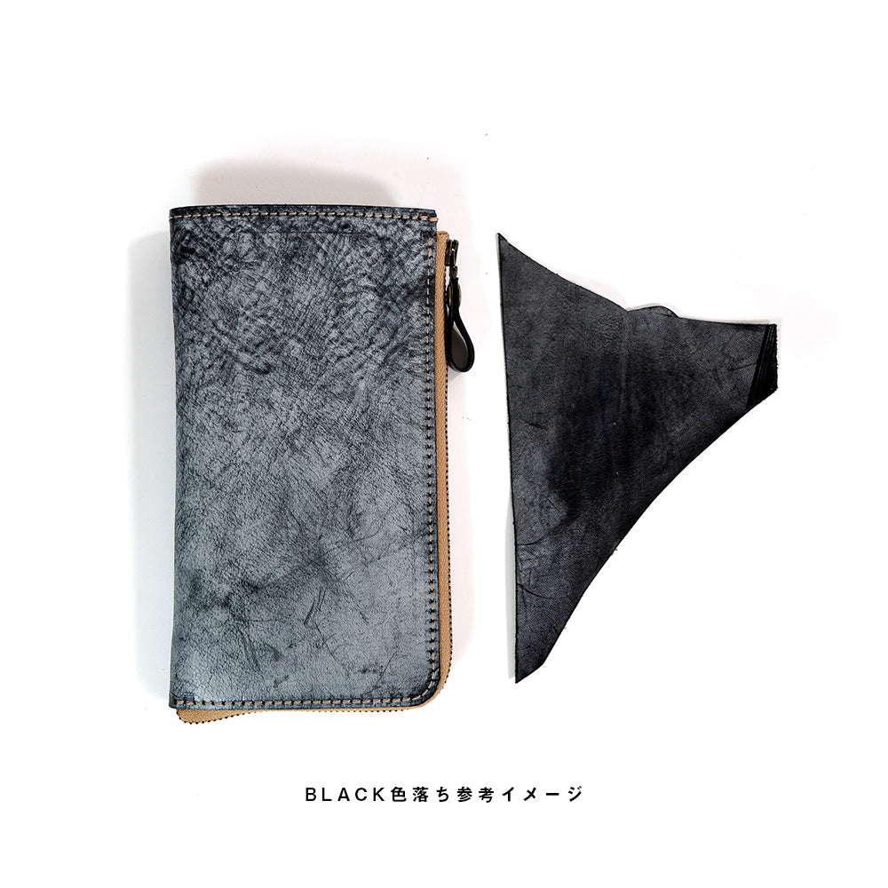 L字ファスナー長財布|12ポケット|イタリアンレザーALASKA(アラスカ)|NC3785A