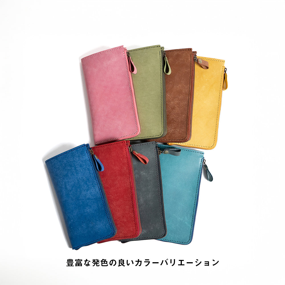 L字ファスナー長財布|12ポケット|イタリアンレザーNC3785W