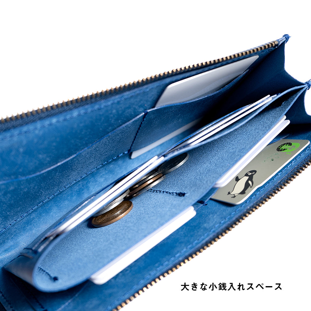 L字ファスナー長財布|12ポケット|イタリアンレザーNC3785W