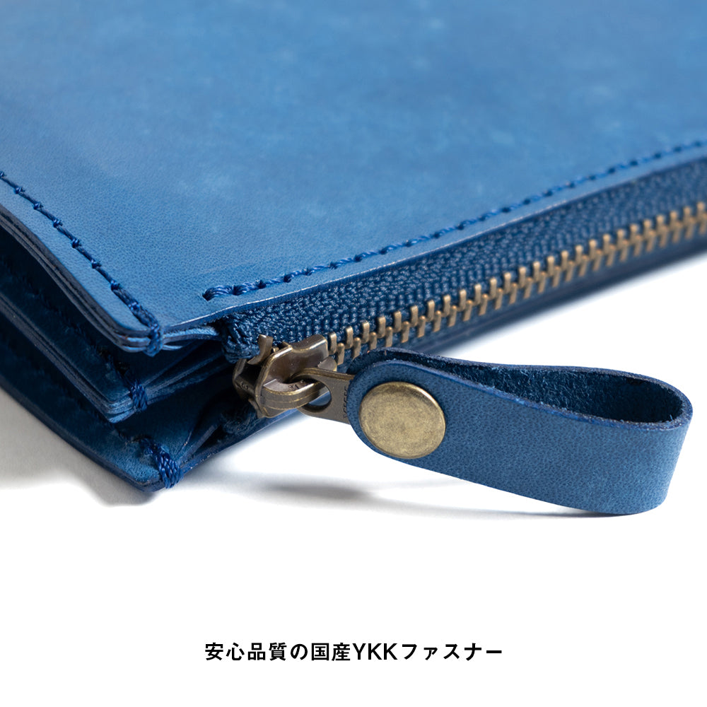 L字ファスナー長財布|12ポケット|イタリアンレザーNC3785W