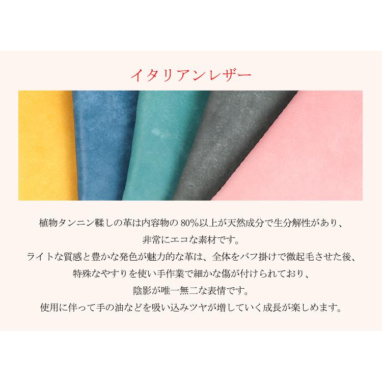 【訳あり品15】 三つ折りミドルウォレット イタリアンレザーNC3736W レッド