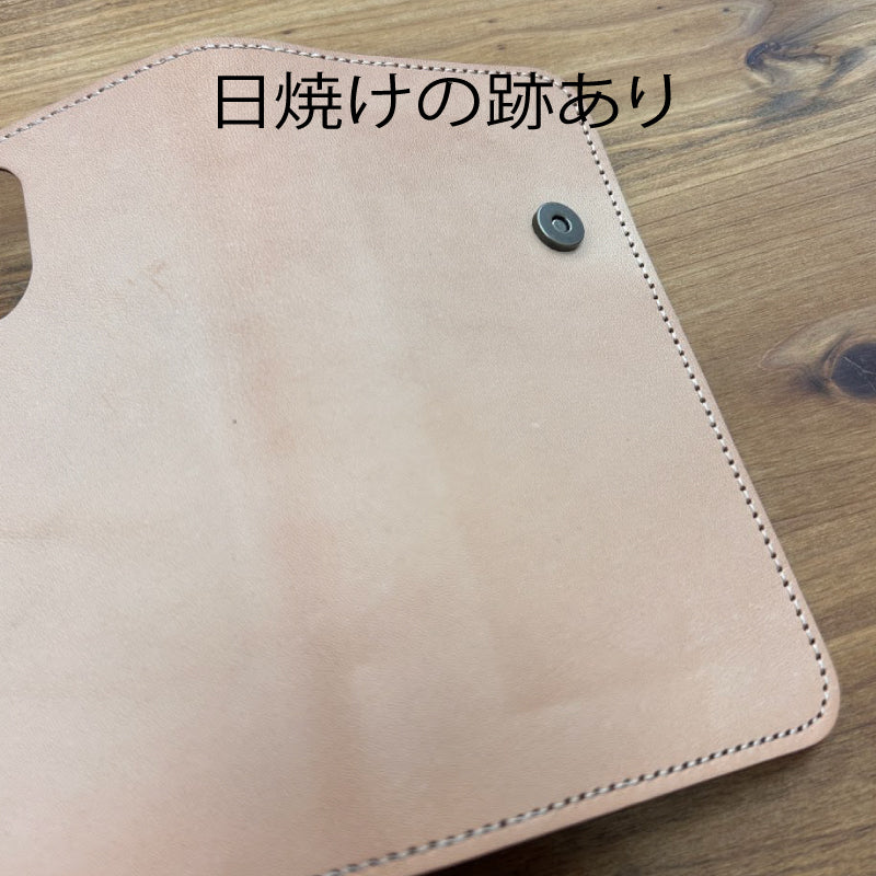 【訳あり品19】iPhone15 Pro Max用ケース 栃木レザー NATURAL nc3938