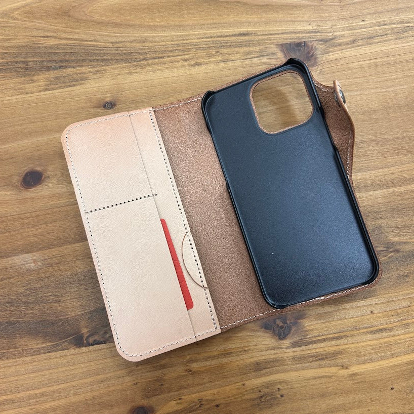 【訳あり品23】iPhone 15 Pro Max用ケース 栃木レザー NATURAL nc3938