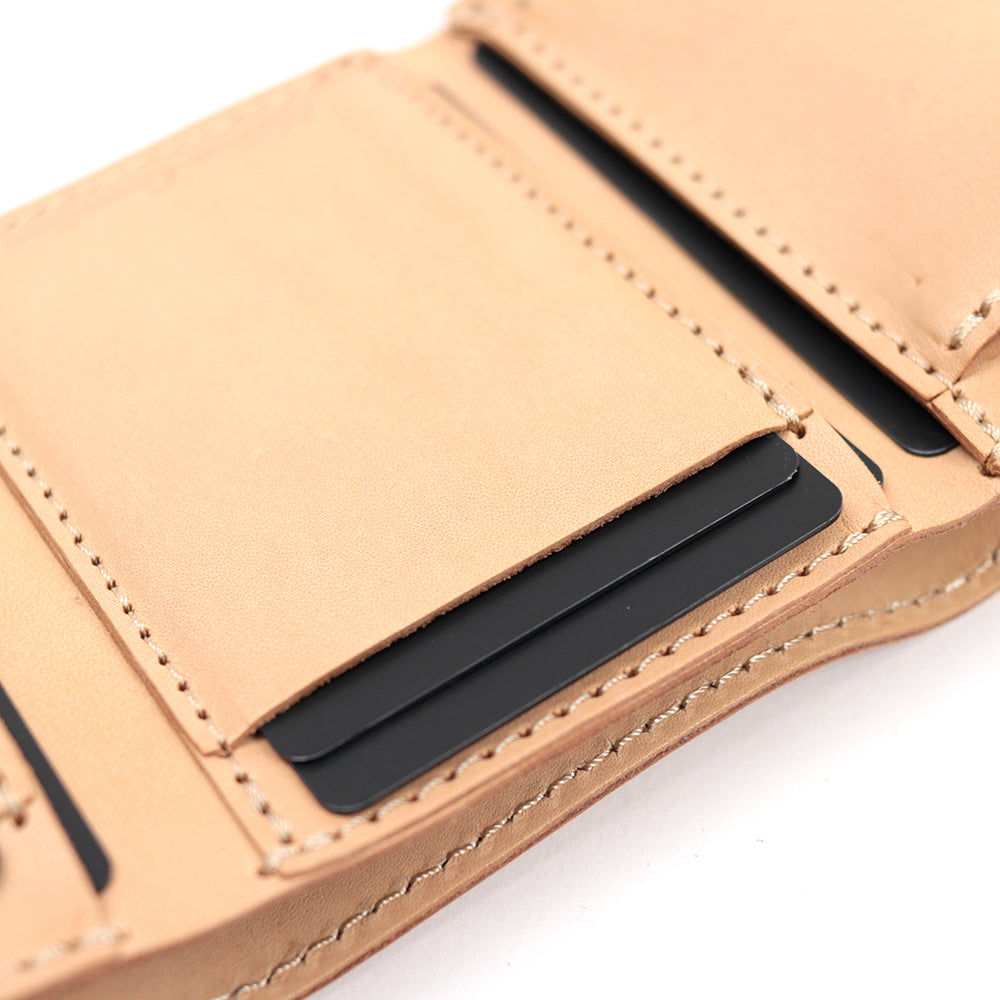 【訳あり品24】 ミニ財布 栃木レザーNATURAL NC3783