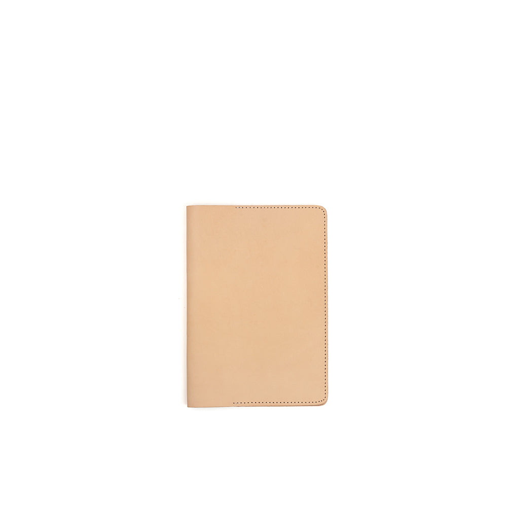 ノートカバー A6サイズ（お薬手帳）栃木レザーナチュラル NC3780-NTR