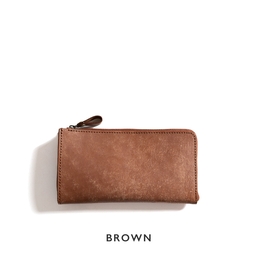 【L字ファスナー長財布】イタリアンレザー NC3785W