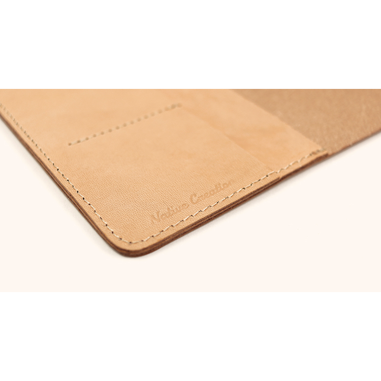 Natural leather notebook cover A4 size NC3754-NTR