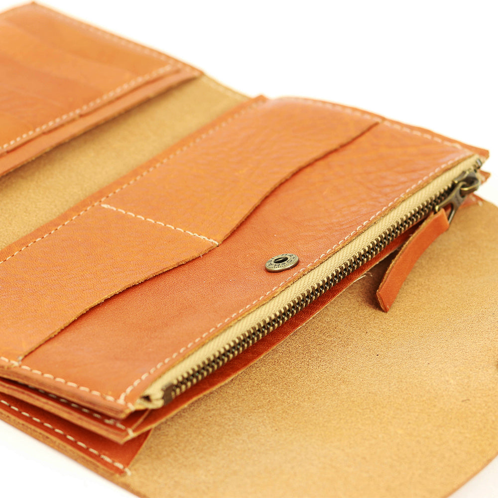 【大容量三つ折りロングウォレット】 栃木レザー ソフトシュリンク NC3738｜Native Creation（ネイティブクリエーション）公式オンラインショップ