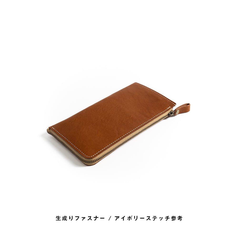 L字ファスナー長財布｜12ポケット｜栃木レザー(ヴォーノオイル)NC3785V
