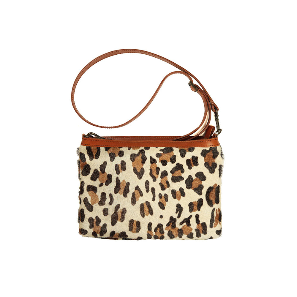 【小サイズ】レザーファー(豹柄)サコッシュ NC3419FL｜Native Creation（ネイティブクリエーション）公式オンラインショップ