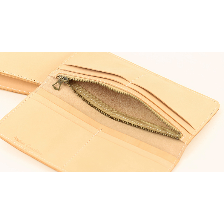 Natural leather Smart long wallet available in two types NC3702-NTR NC3730-NTR