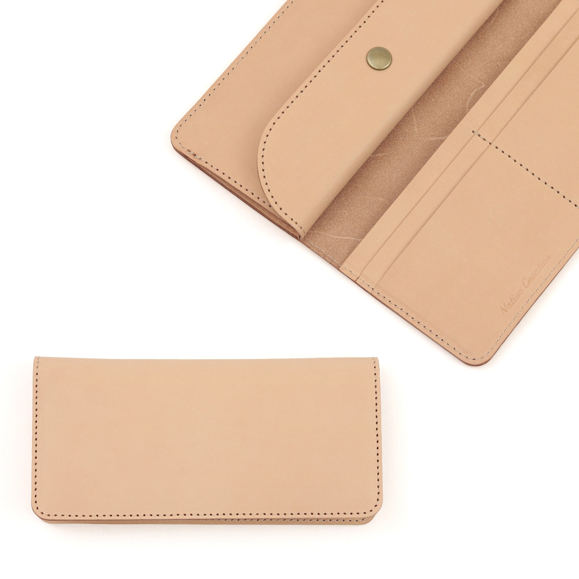 Natural leather Smart long wallet available in two types NC3702-NTR NC3730-NTR