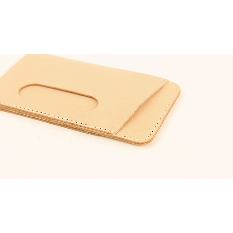 Natural leather pass case NC3703-NTR