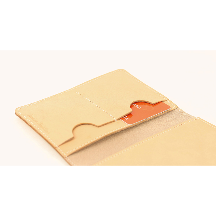 Natural leather passport case NC3705-NTR