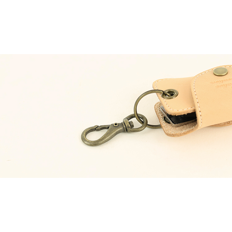 Natural leather key case NC3711-NTR