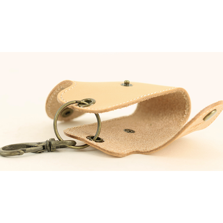 Natural leather key case NC3711-NTR