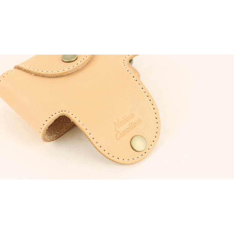 Natural leather key case NC3711-NTR