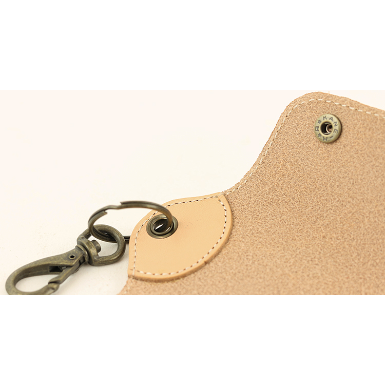 Natural leather key case NC3718-NTR