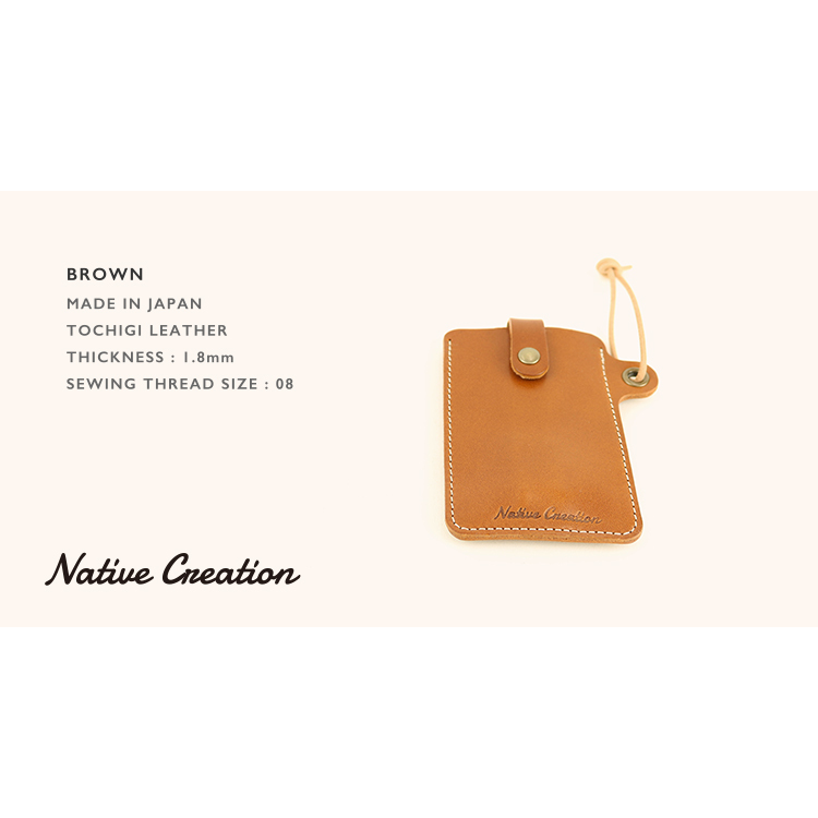 Tochigi Leather Card Pochette NC3728