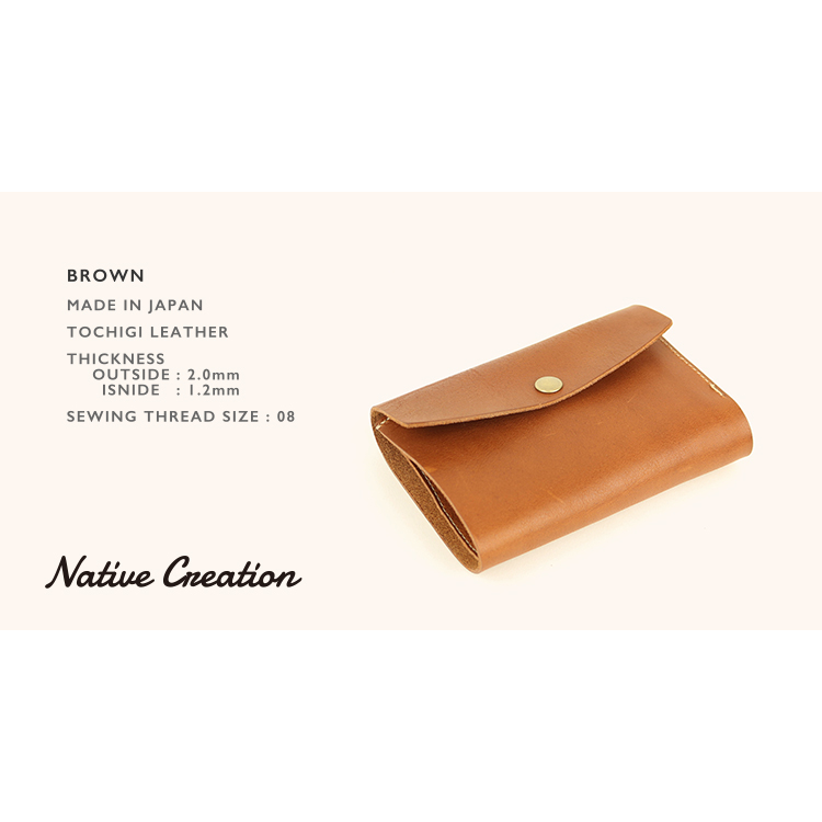 Soft Shrink Oil Leather Tri-fold Wallet NC3736