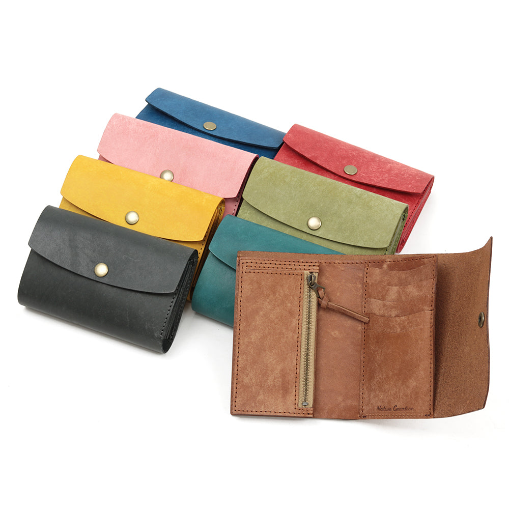 Italian leather tri-fold wallet NC3736W