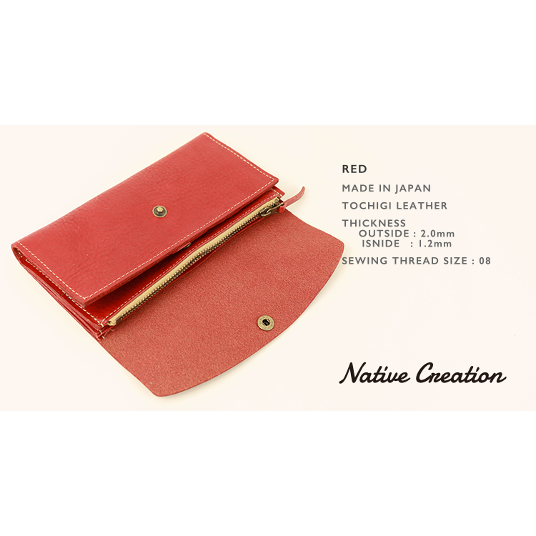 Soft Shrink Oil Leather Tri-Fold Long Wallet NC3738 