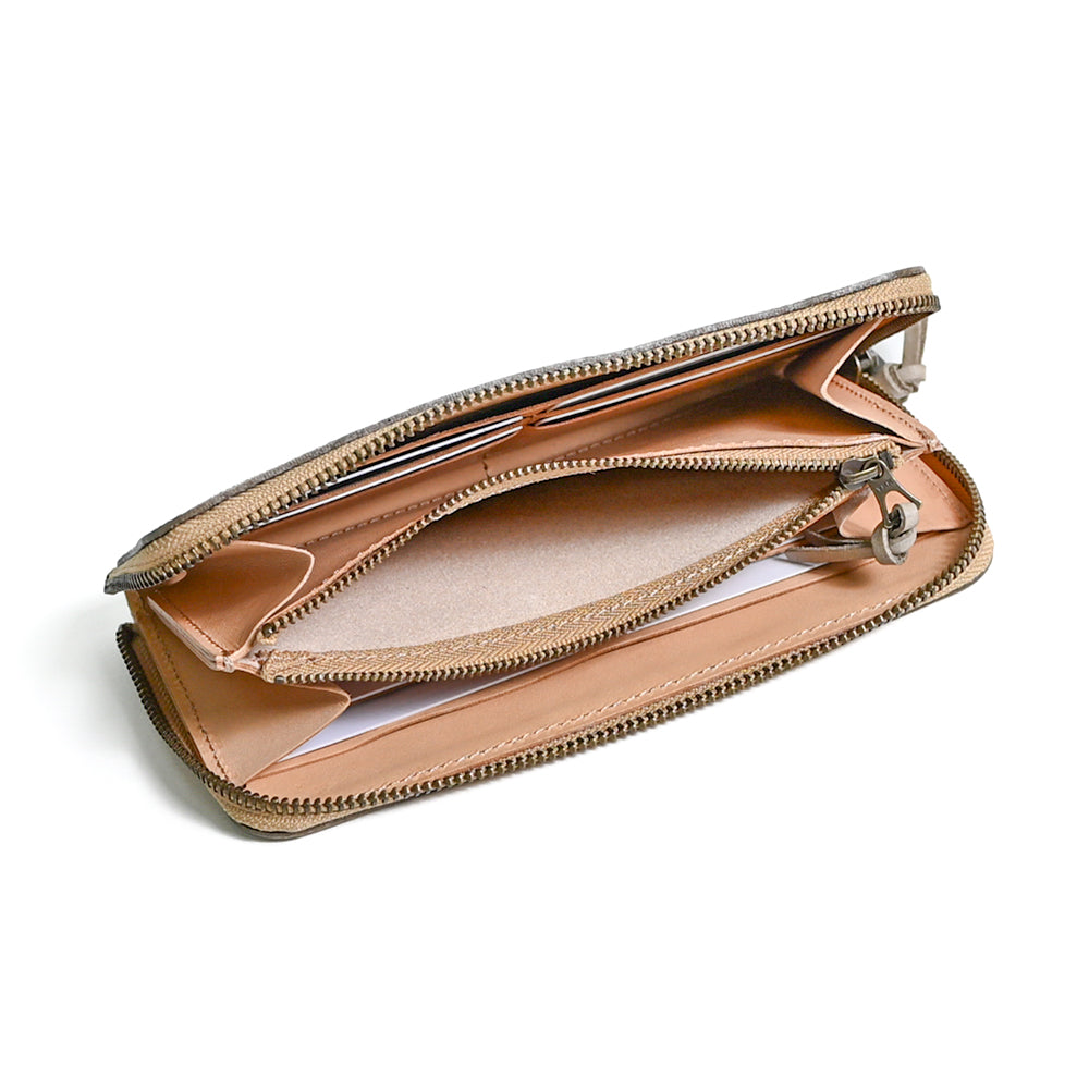 【ラウンドファスナーロングウォレット】イタリアンレザーALASKA(アラスカ)_NC3739A