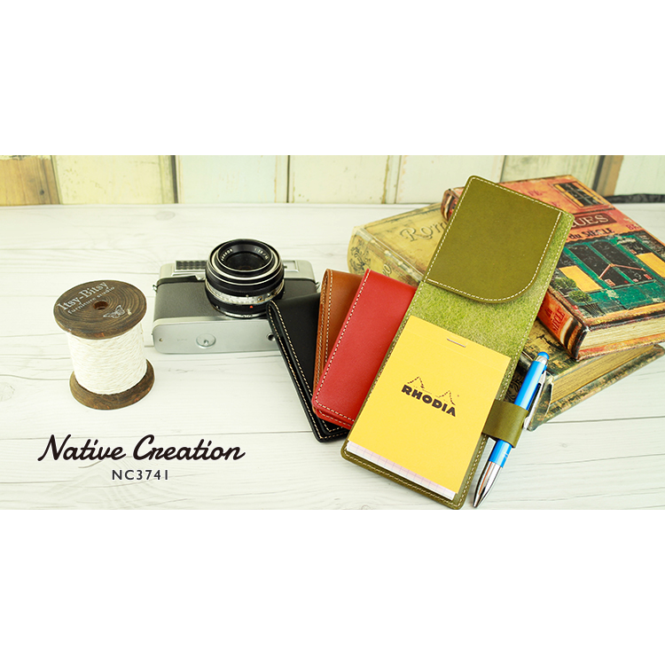 メモパッドカバー ( RHODIA No.11 専用 ) 栃木レザー NC3741|Native メモパッドカバー ( RHODIA No.11 専用 ) 栃木レザー NC3741|Native