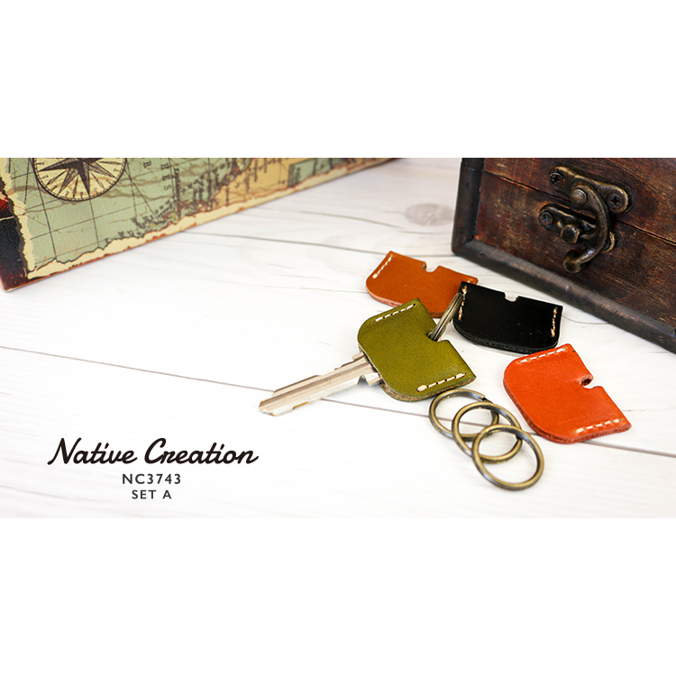 2パターンから選べるキーカバー 4色セット NC3743