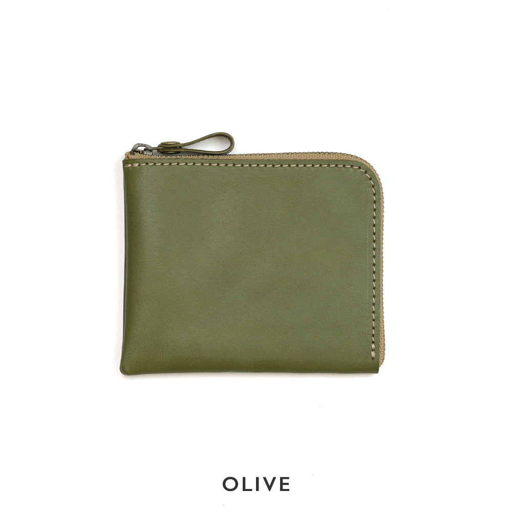 L字ファスナーコンパクト財布】栃木レザー NC3746｜Native Creation