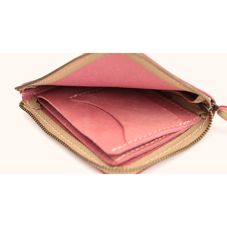 L-shaped zipper slim wallet NC3746w