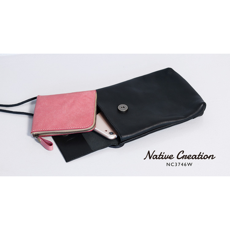 L-shaped zipper slim wallet NC3746w