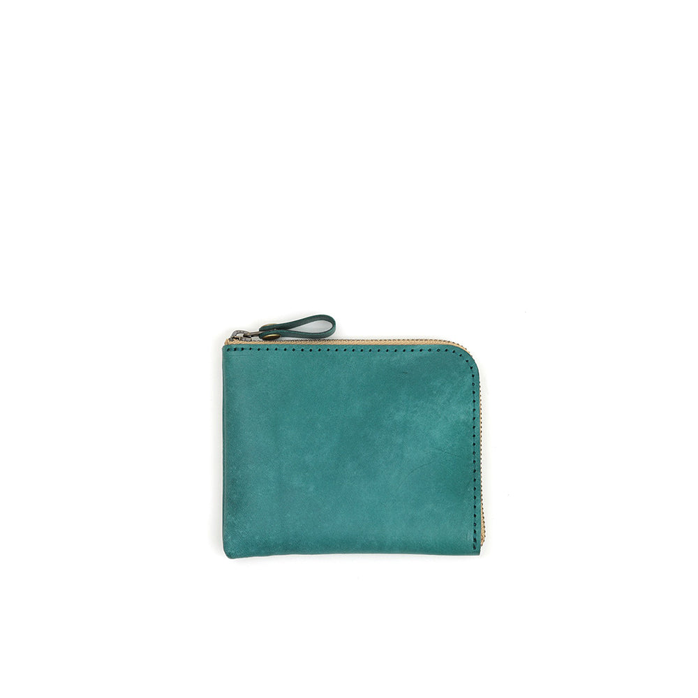 【L字ファスナーコンパクト財布】イタリアンレザー NC3746ｗ