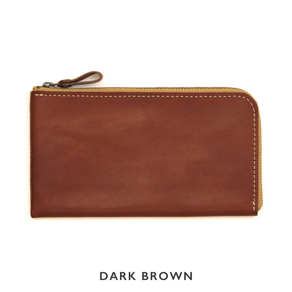 ガブモン  L字ファスナー財布 ナチュラル 大阪かばんブランドの上質なお財布。L字ファスナー長財布。ナチュラル