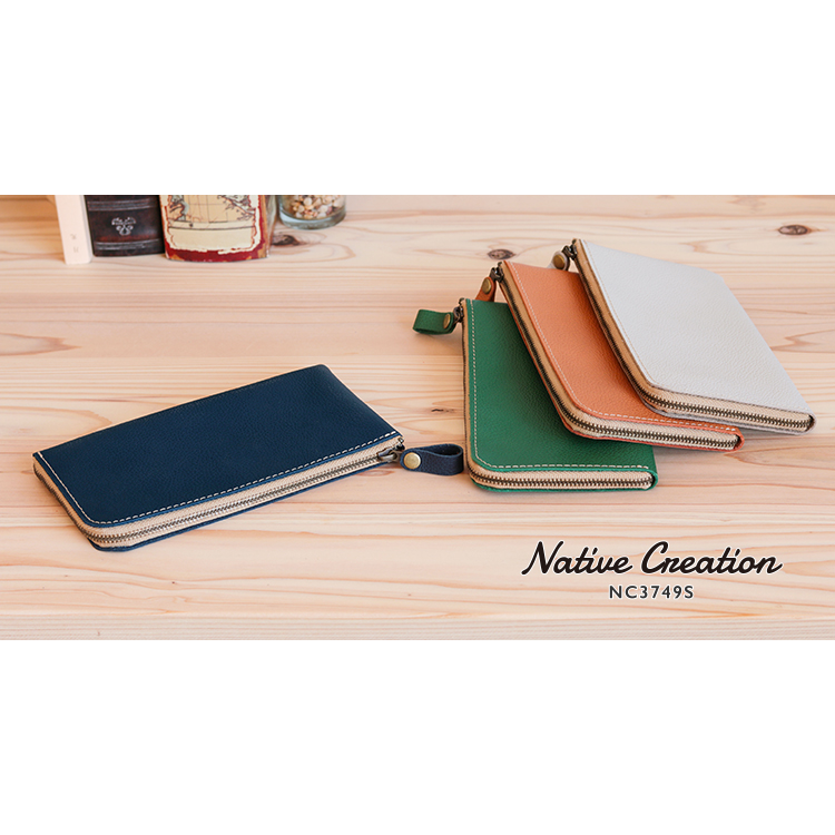 L字ファスナー薄型長財布 姫路レザー NC3749S