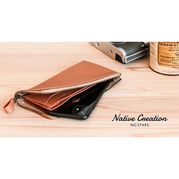 L字ファスナー薄型長財布 姫路レザー NC3749S