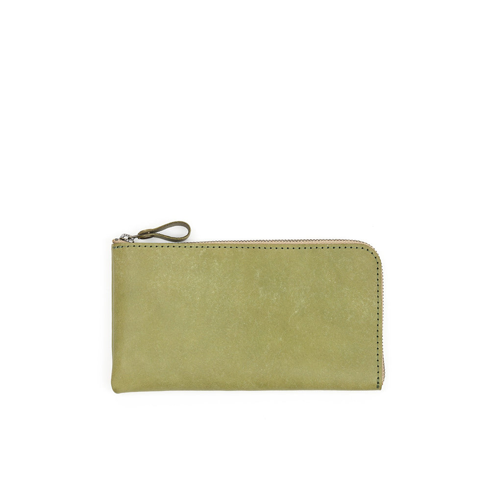 旧タイプ【L字ファスナー薄型長財布】 イタリアンレザーNC3749ｗ